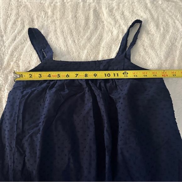 LDT Size 2 Navy Blue Blair Square Neck Sleeveless Tiered Maxi Dress Heritage - Picture 10 of 11